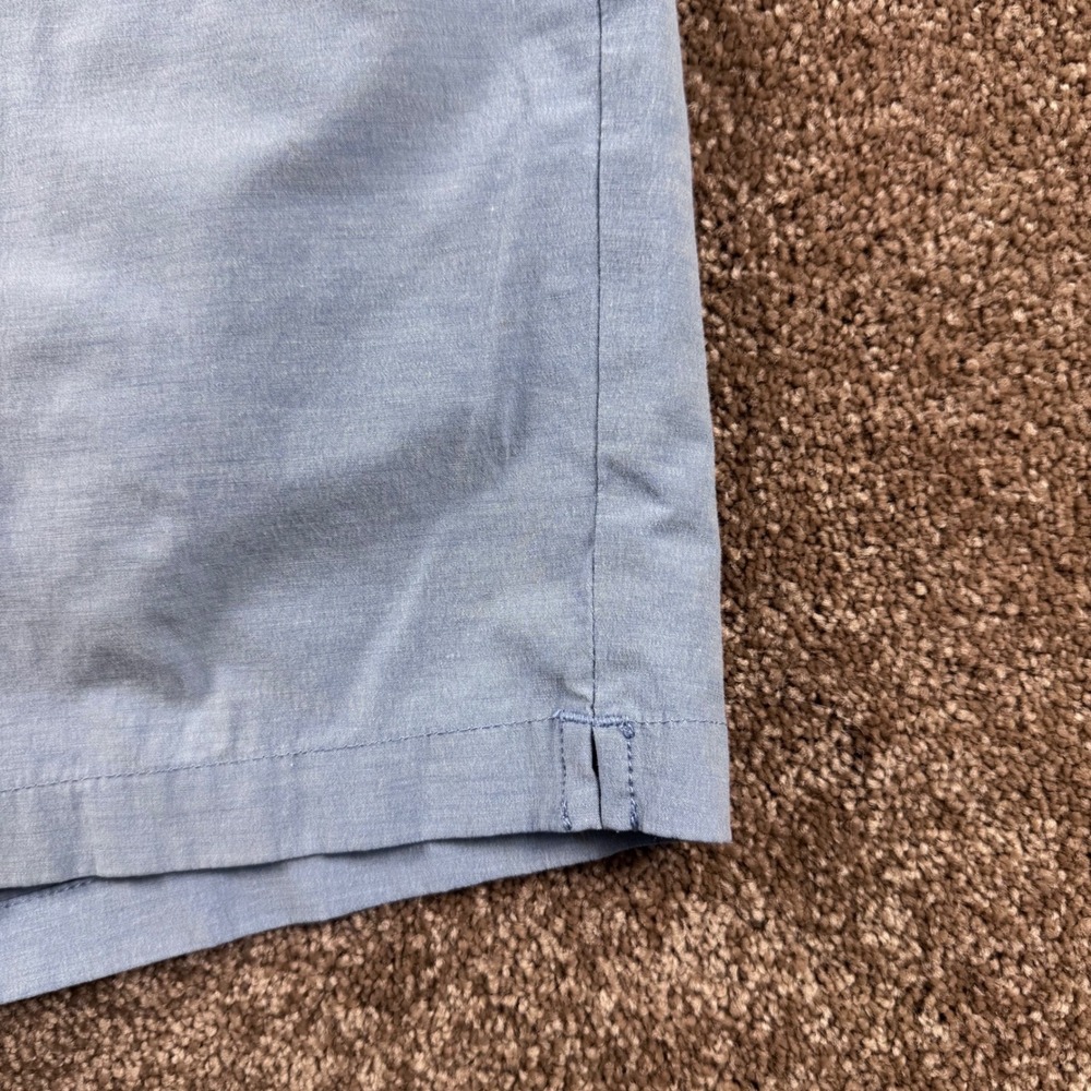 Chubbies Everywear Shorts Mens Large Light Blue Elastic Waist Mesh Liner Snap - Picture 2 of 9